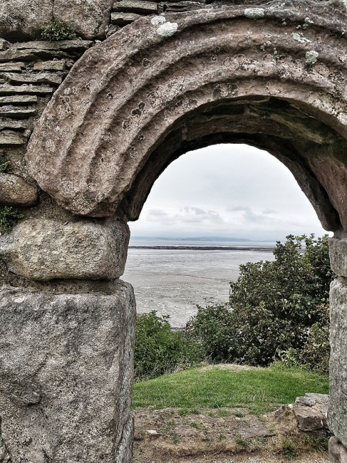 8th Century CE Rock Cut Graves and St. Patrick’s Chapel, Heysham, Lancashire, 6.8.18.This rocky head