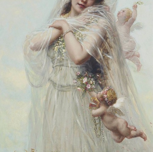 midnight-summerx:‘An Allegory of Spring’ - Edouard Bisson