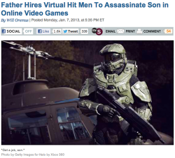 catbountry:  akoolguy:  the-pietriarchy:  “Get a job, son.”  *gets a job as a virtual hitman*  Professional griefers.