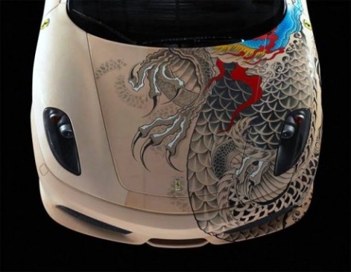 throttlestomper:  Ferrari F430 Art Car by Philippe Pasqua