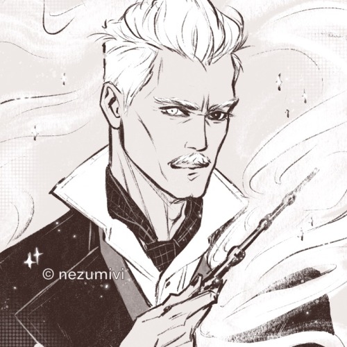 Gellert Grindelwald✨ Cringetober day 1 “Heterochromia”I like him in a second movie ❤️