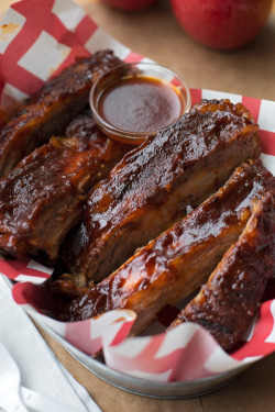 verticalfood:  Easy Oven Baked BBQ Ribs