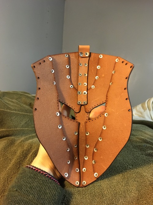 Progress Shots Of A New Dragon Mask! Showing The End Result First. I Really Like How The Whole Thing