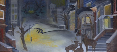 Final Project For Intro To Painting (with Oils). I Don't Know What I Was Thinking. I Could Have Taken