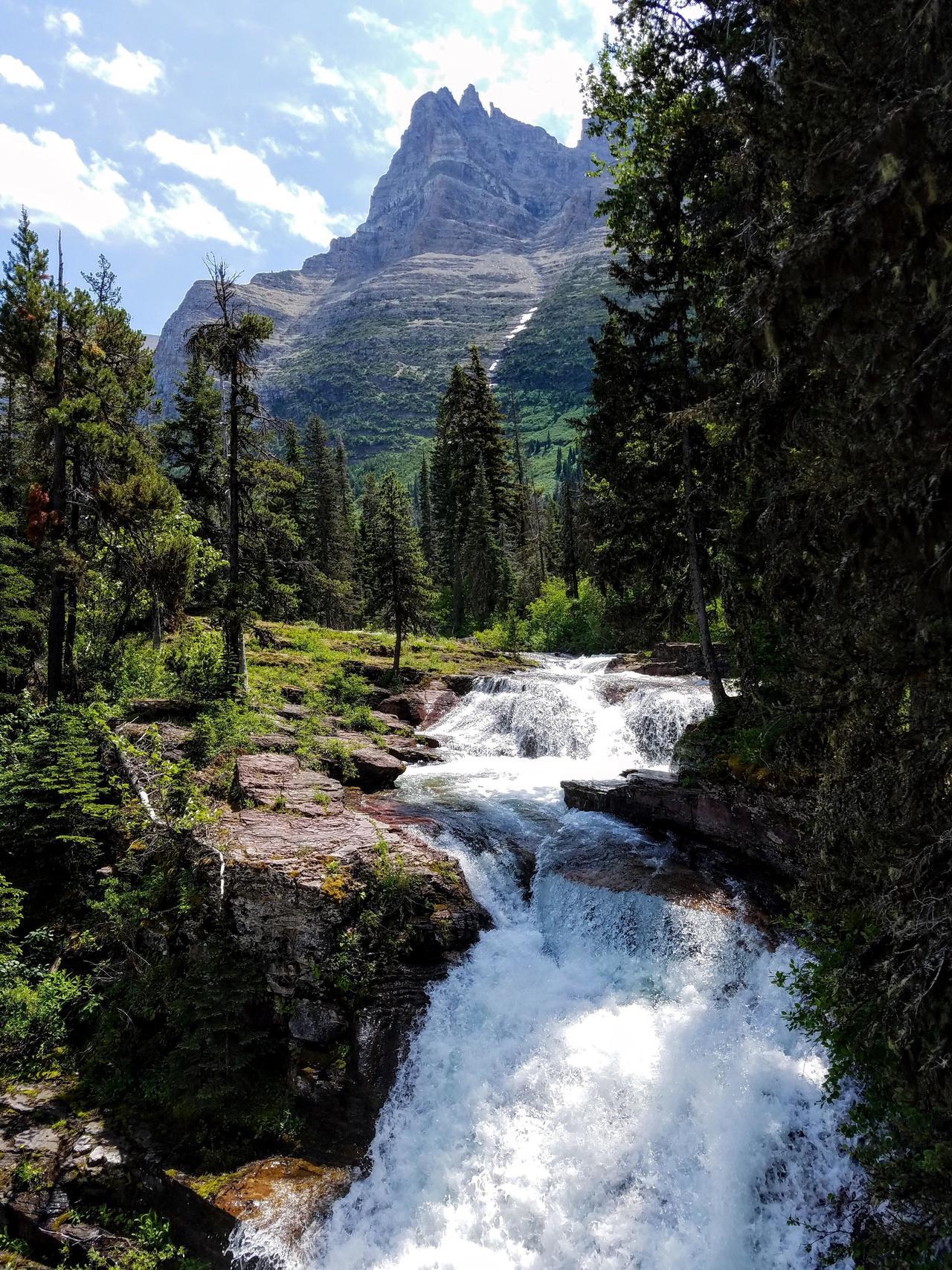 amazinglybeautifulphotography:  The cascades of Glacier, MT [OC] [3024X4032] - werd5