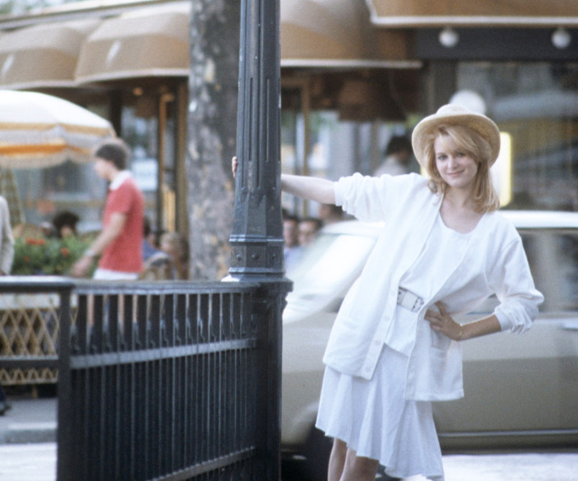 Bridget Fonda photographed by Benoît Gysembergh  in Paris, 1983.