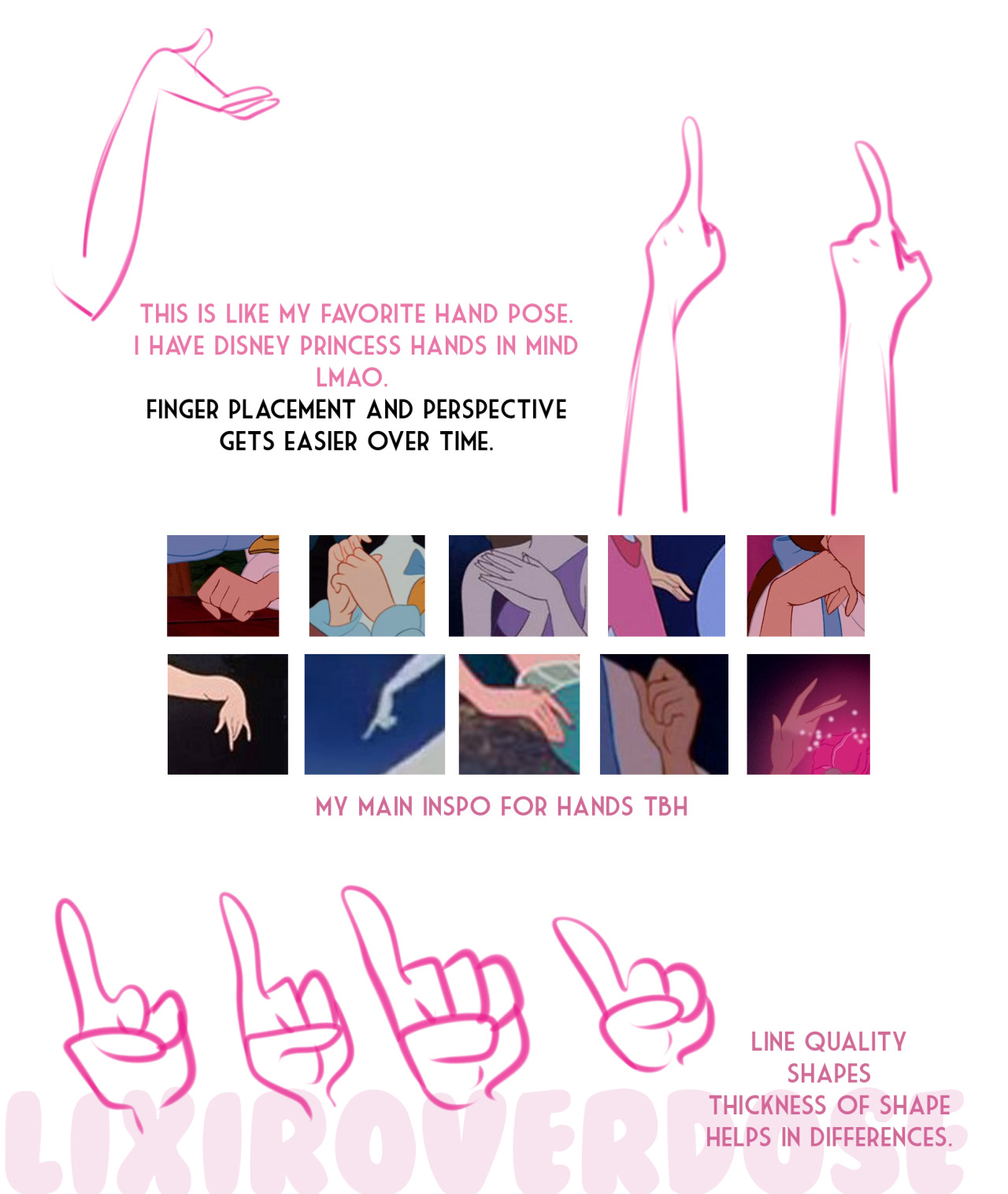 elixiroverdose:  Updated hand ‘tutorial’ more like just style guide / tips!