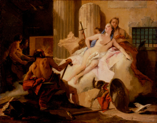 Sketch for “Venus and Vulcan”, Giovanni Battista Tiepolo, 1765-66