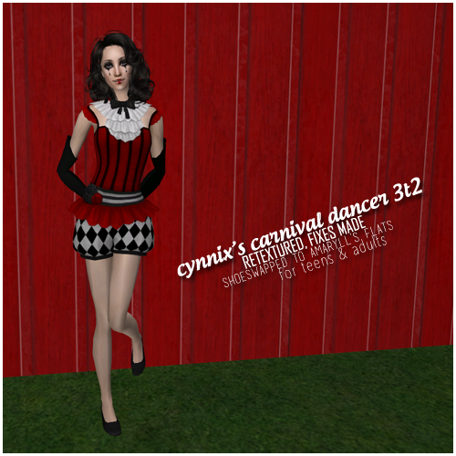 This is Cynnix&rsquo;s Carnival Dancer 3t2 conversion shoeswapped to have Amaryll&rsquo;s fl