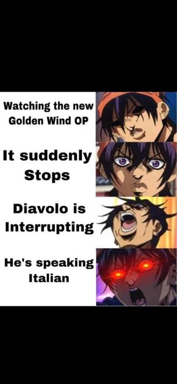 remind me of the one DIO did it was a chilling moment ..
