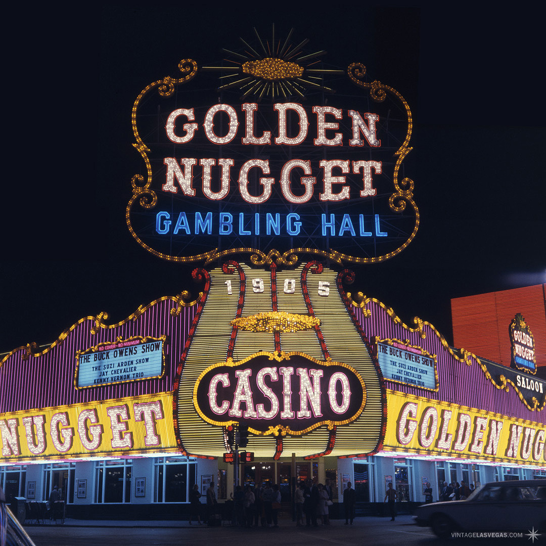 vintagelasvegas: Golden Nugget, April 1964 Unknown photographer, scan from 2-inch