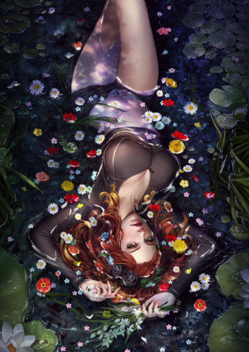 Black Widow (ver.Ophelia)  Ruwaki (JoYeon_Won) www.artstation.com/artwork/baPP6r