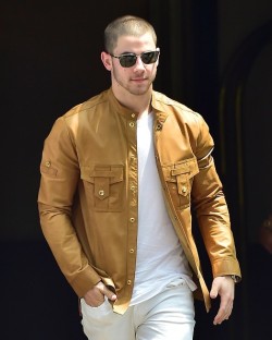 jobrosnews:  July 08: Nick Jonas spotted out in New York City.   