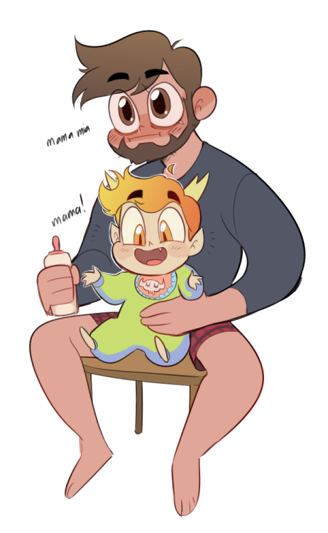 makanshoku: morning routine Markapoo + baby Heptus? yes 