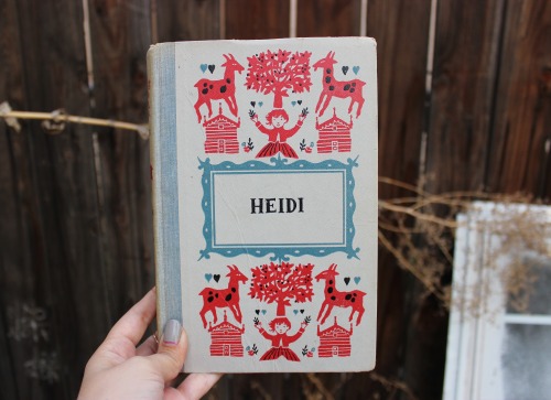 falling-inlove-with-books: Despite its flaws, I am very much in love with my copy of Heidi by J