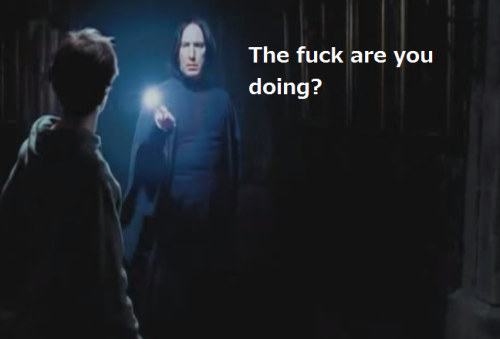 jmkfan:  thepottersandthepotternots:  How this scene should’ve gone  What do you mean by “should’ve”?