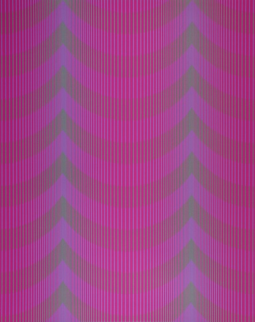oncanvas:Veiled, Julian Stanczak, 1971Serigraph32 ¼ x 25 15/16 in. (81.91 x 65.88 cm)Albright