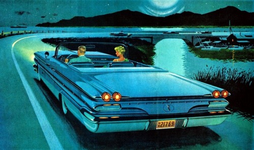 coolvintagecars: Pontiac Bonneville convertible (1960)