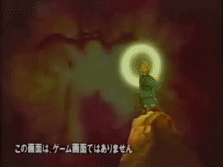yasmeensh:gifs i made from a Famicom commercial featuring animated clips for The Legend of Zelda: Th