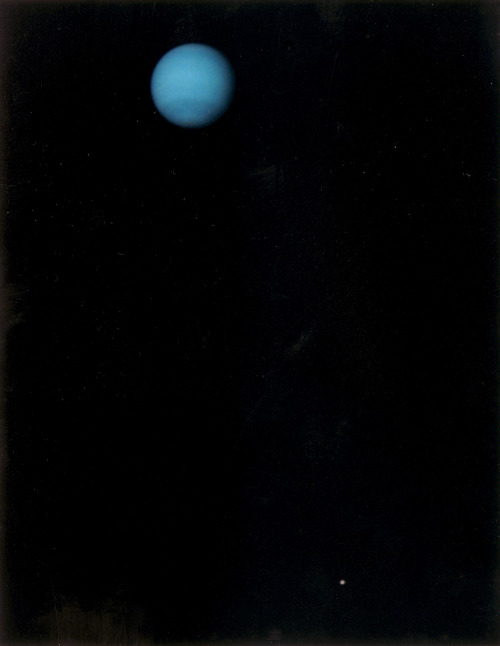 NASA/JPL-Caltech/Voyager 2Various views of Neptune, 1989Gelatin silver and chromogenic printsImages 