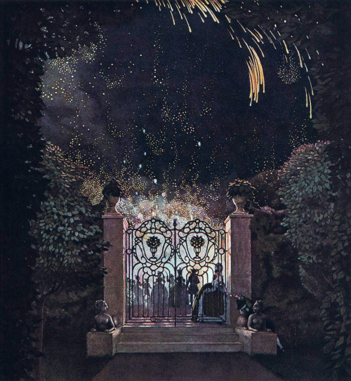 dappledwithshadow: Fireworks in the ParkKonstantin Somov 1907