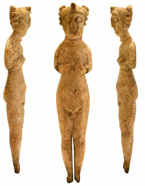 barakatgallery: Late Roman Bone Sculpture of a Hermaphrodite Origin: MediterraneanCirca: 4 th Centur