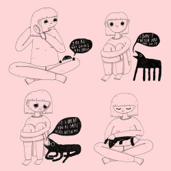 eatsleepdraw: A cute comic about crippling social anxiety by Jamie Squire.See more work here: Tumblr / Instagram / Website