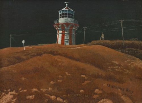 Lighthouse at Sidney     -    Hermanus ‘Herman’Berserik, 1