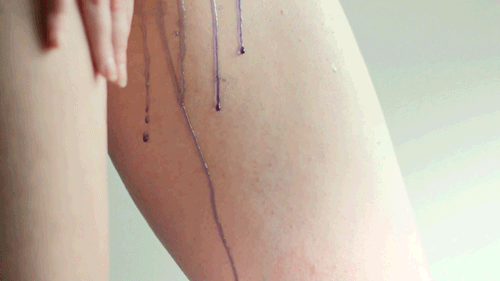 abbywinterselsewhere:  of-saudade:  viola-v:  Efflux (2015) Sex should stain.   New video coming soon.    Viola even makes drooling look sexy