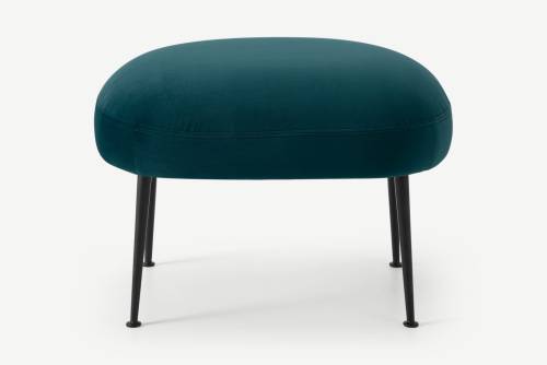 New Bonnie Steel Blue Velvet Footstool shows comfort is key here. It makes any neglected corner the 