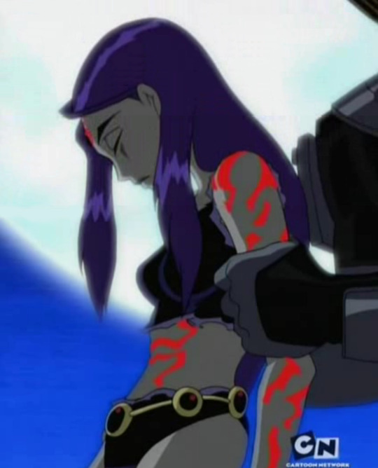 actualclaykaczmarek:  i love Teen Titans because you got the serious moments, like Robin literally showing signs of a severe mental illness (and everyone’s otp being slammed into the ground)and the really disturbing moments like a majority of Raven’s