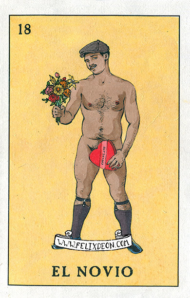 felixdeon: **El Novio**A limited edition print from my Gay Lottery, available in my Etsy Store. Clic