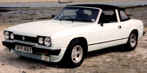 carsthatnevermadeit:  Reliant Scimitar GTC, 1980. A four-seat convertible based on the GTE sports estate, 443 GTEs were manufactured (including one prototype) before production ceased in 1986 I’ve posted about the Scimitar GTE previously