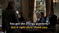 exlibrisadp:The West Wing 6x04 “Liftoff”C.J.’s second day as Chief of Staff.