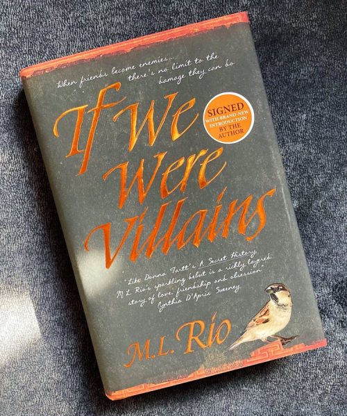 aliteraryprincess: My special, signed edition of If We Were Villains came a few days ago, and I&rsqu