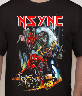 popstarsgonemetal: Pop Stars Gone Metal T-Shirt Sale! 1. My Heart Will Go On 2.
