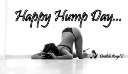 I feel like such a stranger. But hump day is important!