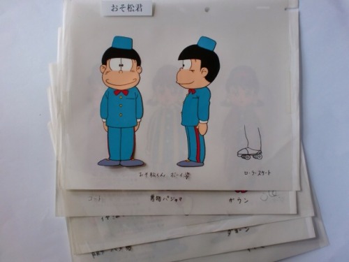 nekonukoneko:vintage Osomatsukun cels by Studio Pierrot (1980s)