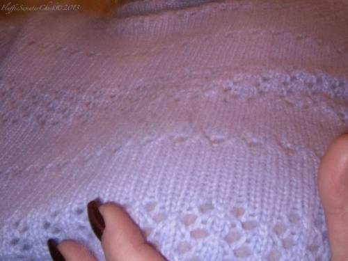 fluffiesweaterchick: Lavender Angora Sweater I’ll suck on them Big TITTIES