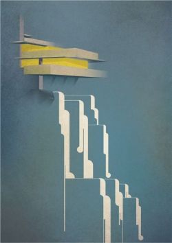 gladtoknowcha:  Frank Lloyd Wright by Alan