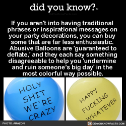 did-you-kno:  If you aren’t into having