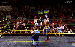 indycena:   NXT Takeover: Fatal Four Way - The Lucha Dragons (Sin Cara and Kalisto)