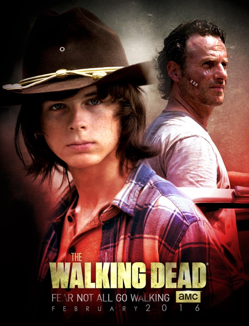 Selfless Winner Designs — The Walking Dead - Poster - Carl & Rick:  February