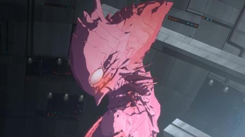 amusingscreencaps:  Knights of Sidonia: A scifi series about 50 foot tall blushing chimeras. 