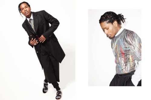 Porn photo pleasebboy:  A$AP Rocky Fashion Editorial