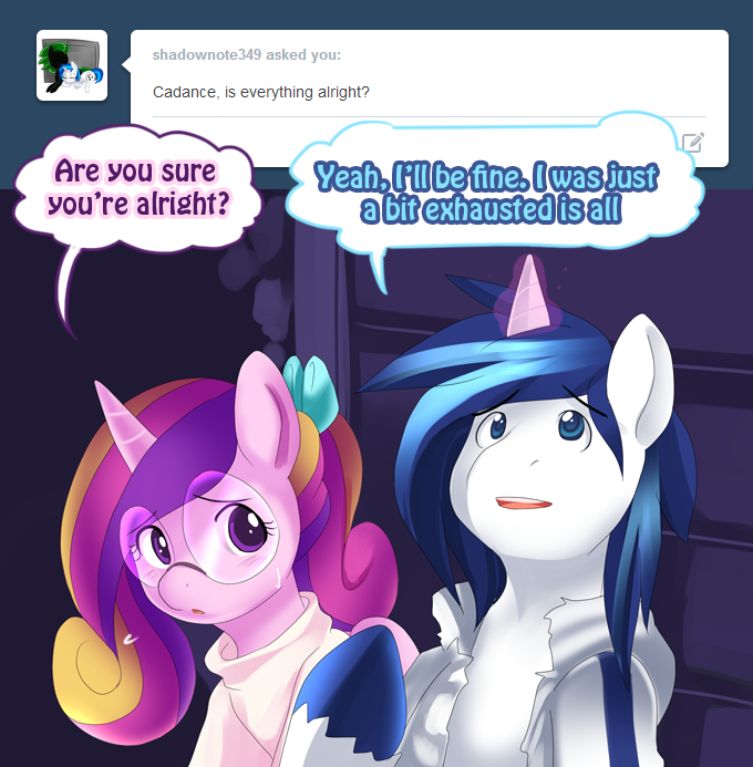 highschool-cadance:  Side-story on hearts and Hooves Day what happen in previous