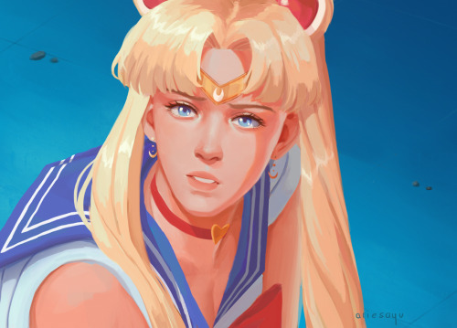 Sailor Moon Redraw Challenge from Twitter! 