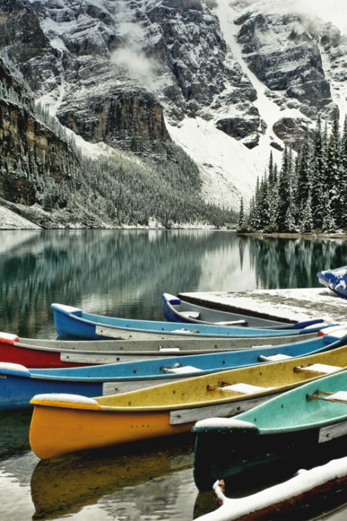 italian-luxury: Moraine Lake, Canada by Jack Booth