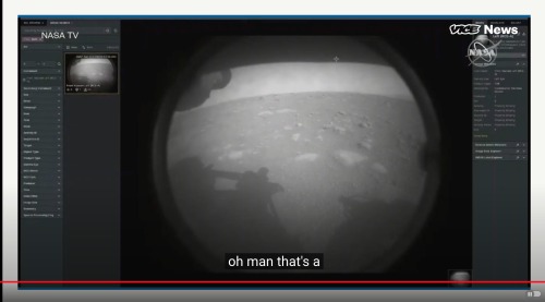 explorationimages:Perseverance: First hazcam photo from the surface of Mars. Woohoo!