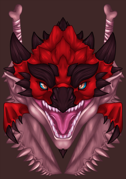 a snarly lad because its rare i get a chance to fanart for monhun